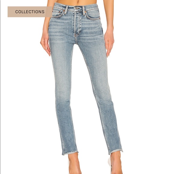 Re/Done Denim - RE/DONE Double Needle Long in Light 41- Sz 24